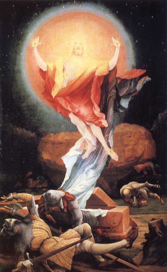 Matthias Grunewald The Resurrection,from the isenheim altarpiece